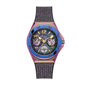  Shop Authentic Guess Multifunction Analog Purple Dial Black Rubber Strap Watch For Women - GW0620L4 - Luxxuri
