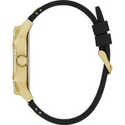  Shop Authentic Guess Asteria Multifunction Gold Dial Black Rubber Strap Watch For Women - GW0620L2 - Luxxuri