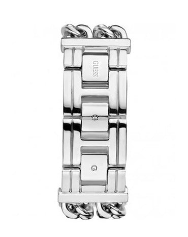  Shop Authentic Guess Mod Heavy Metal Silver Dial Silver Steel Strap Watch For Women - W1117L1 - Luxxuri