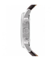 Shop Authentic Guess Horizon Chronograph Analog Blue Dial Brown Leather Strap Watch For Men - W0380G6 - Luxxuri
