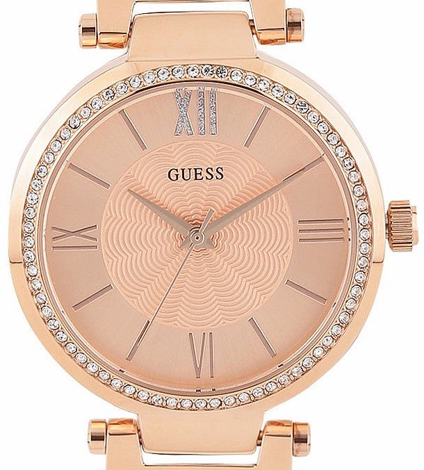  Shop Authentic Guess Soho Rose Gold Dial Stainless Steel Watch For Women - W0638L4 - Luxxuri