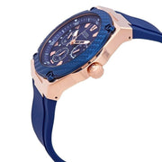  Shop Authentic Guess Legacy Blue Dial Blue Silicone Strap Watch For Men - W1049G2 - Luxxuri