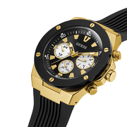  Shop Authentic Guess Poseidon Chronograph Black Dial Black Rubber Strap Watch for Men - GW0057G1 - Luxxuri