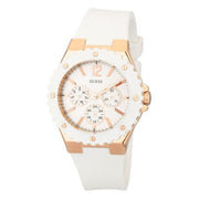  Shop Authentic Guess Overdrive Analog White Dial White Rubber Strap Watch for Women - W10614L2 - Luxxuri
