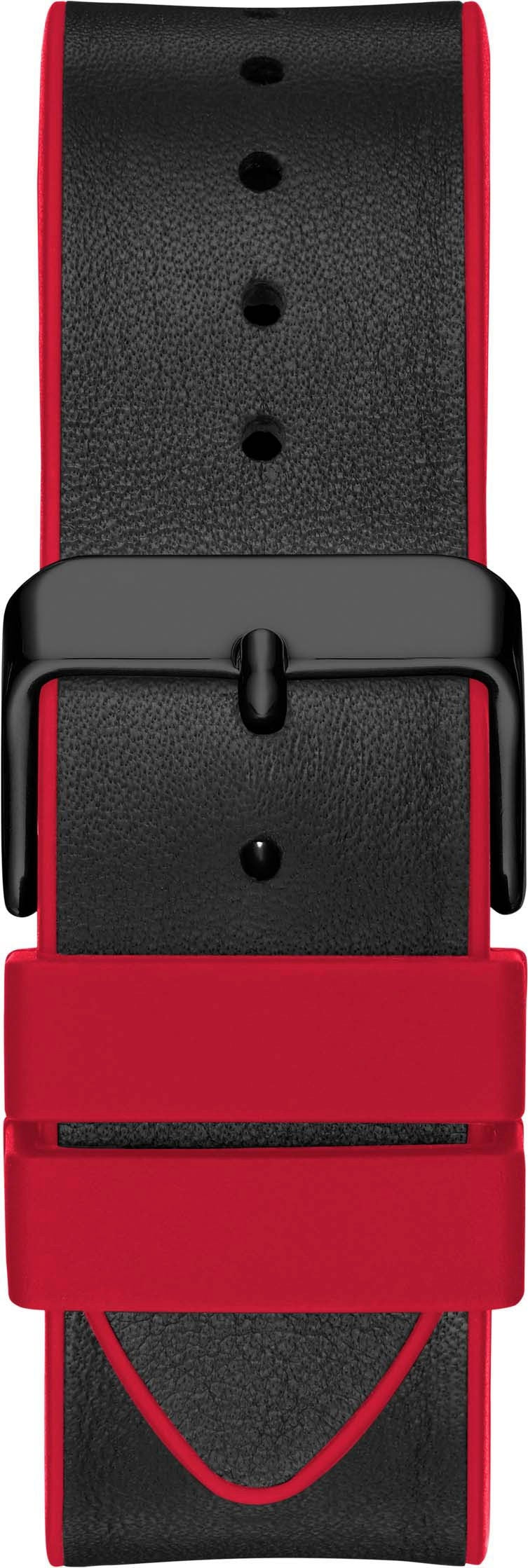  Shop Authentic Guess Phoenix Multifunction Black Dial Black & Red Rubber Strap Watch for Men - GW0202G7 - Luxxuri