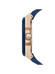 Shop Authentic Guess Legacy Blue Dial Blue Silicone Strap Watch For Men - W1049G2 - Luxxuri