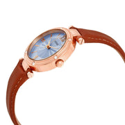  Shop Authentic Guess Park Avenue Blue Dial Brown Leather Strap Watch for Women - W0838L2 - Luxxuri