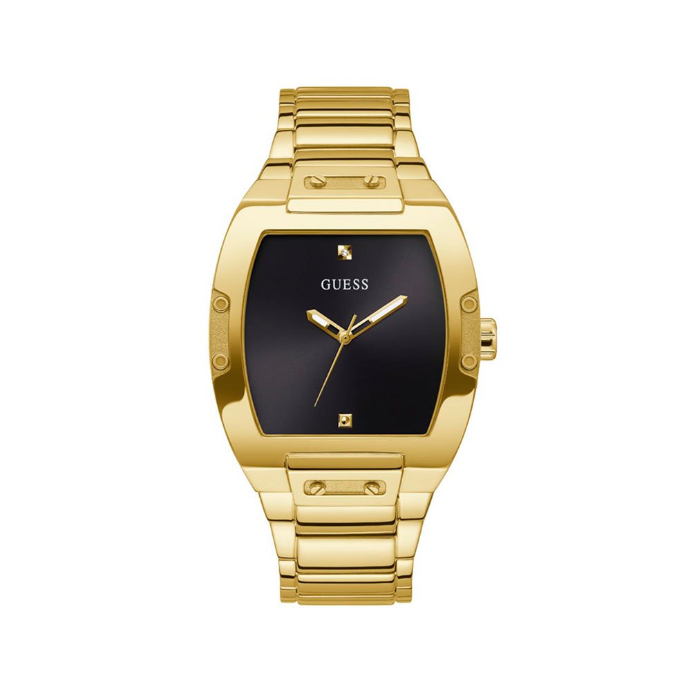  Shop Authentic Guess Phoenix Black Dial Gold Steel Strap Watch for Men - GW0387G2 - Luxxuri