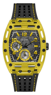  Shop Authentic Guess Phoenix Chronograph Black Dial Black Rubber Strap Watch for Men - GW0499G2 - Luxxuri