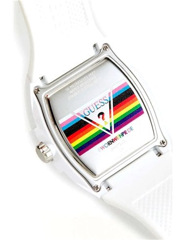  Shop Authentic Guess Phoenix Analog White Dial White Silicone Strap Watch for Men - GW0720G1 - Luxxuri