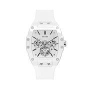 Shop Authentic Guess Phoenix Multifunction White Dial White Rubber Strap Watch for Men - GW0203G2 - Luxxuri