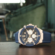  Shop Authentic Guess Poseidon Blue Dial Blue Rubber Strap Watch for Men - GW0057G2 - Luxxuri