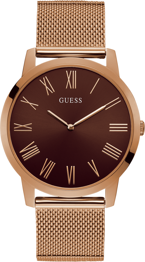  Shop Authentic Guess Analog Brown Dial Brown Mesh Bracelet Watch for Men - GW0074G1 - Luxxuri