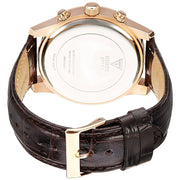  Shop Authentic Guess Exec Chronograph Brown Dial Brown Leather Strap Watch For Men - W0076G4 - Luxxuri