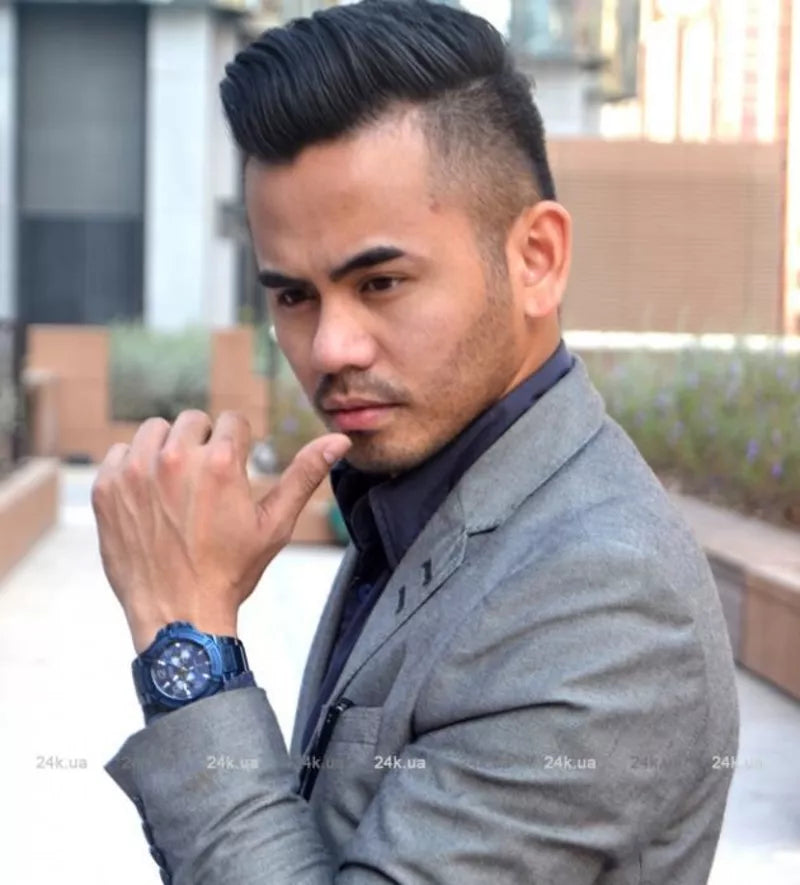  Shop Authentic Guess Rigor Multifunction Black Dial Blue Steel Strap Watch for Men - W0218G4 - Luxxuri
