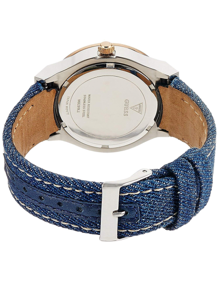 Shop Authentic Guess Jet Setter Analog Blue Dial Blue Denim Strap Watch For Women - W0289L1 - Luxxuri