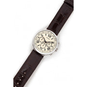  Shop Authentic Guess Horizon Chronograph White Dial Brown Leather Strap Watch For Men - W0380G2 - Luxxuri