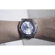  Shop Authentic Guess Pinnacle Chronograph Quartz Blue Dial Brown Leather Strap Watch For Men - W0673G1 - Luxxuri