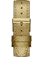  Shop Authentic Guess Limelight Quartz Gold Dial  Gold Leather Strap Watch For Women - W0775L13 - Luxxuri