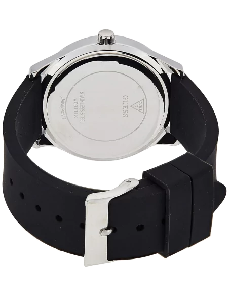  Shop Authentic Guess G-Twist Quartz Black Dial Black Silicone Strap Watch For Men  - W0911L8 - Luxxuri
