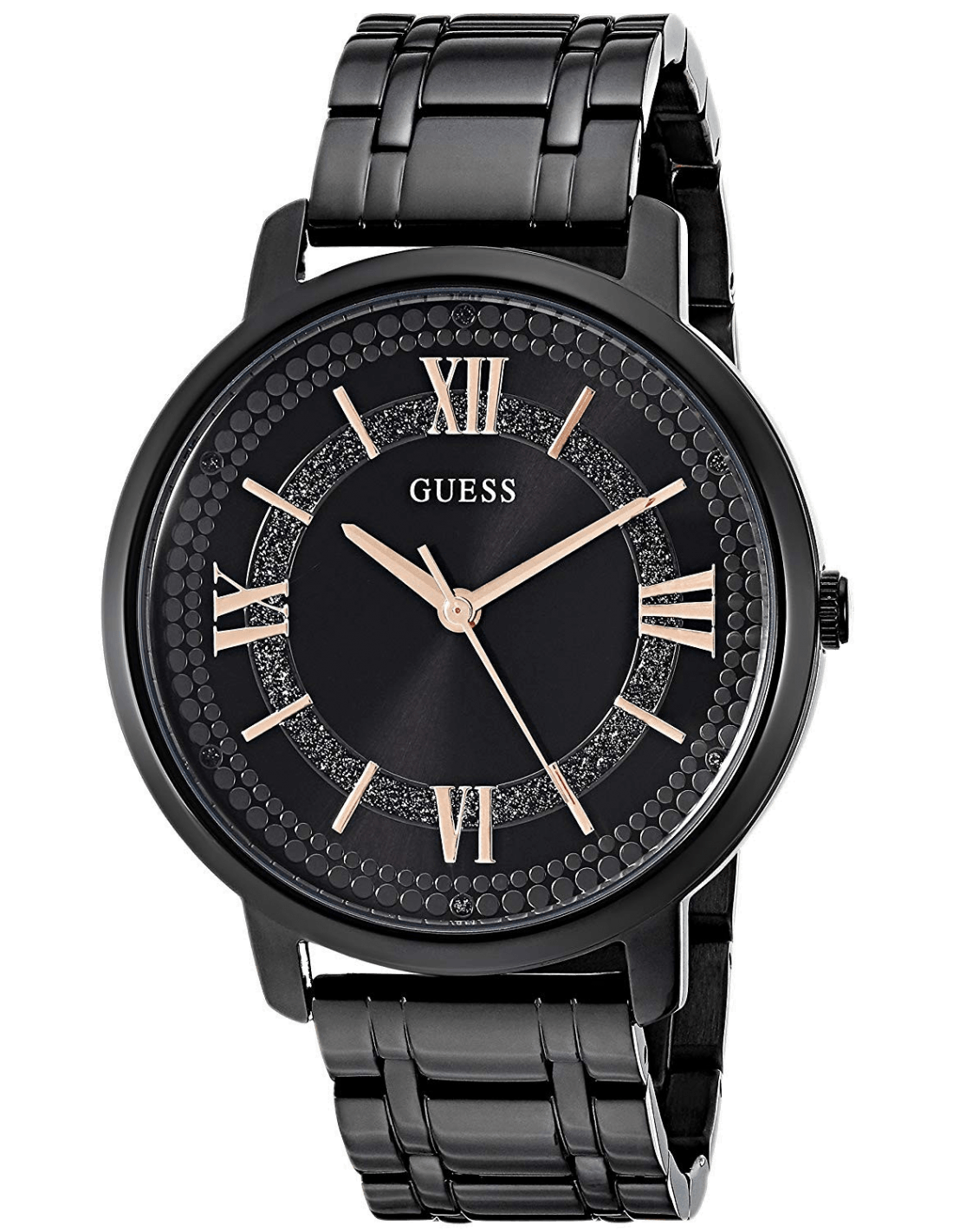  Shop Authentic Guess Montauk Black Tone Stainless Steel Watch For Women - W0933L4 - Luxxuri
