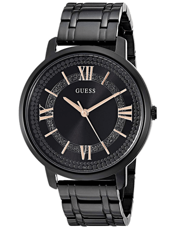  Shop Authentic Guess Montauk Black Tone Stainless Steel Watch For Women - W0933L4 - Luxxuri