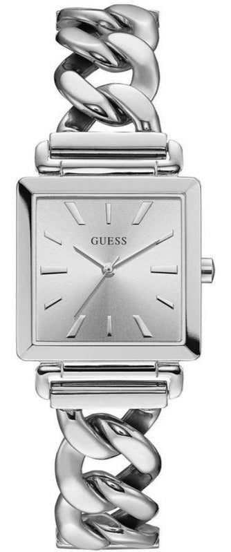  Shop Authentic Guess Vanity Silver Dial Silver Steel Strap Watch for Women - W1029L1 - Luxxuri