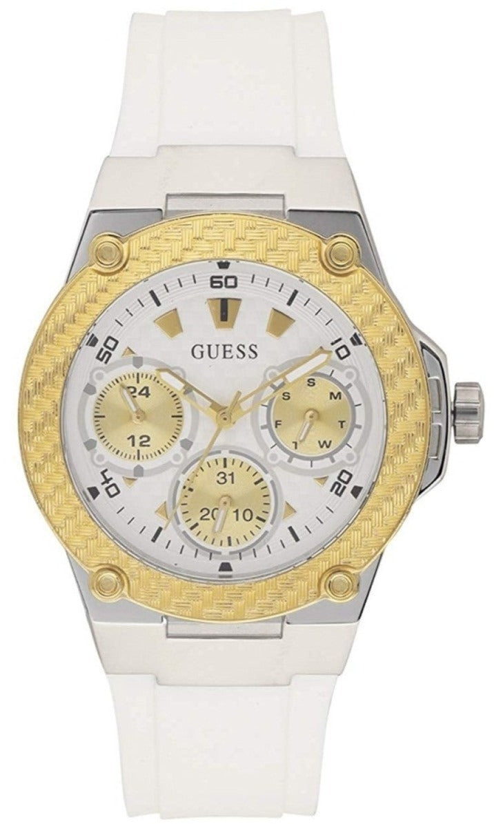  Shop Authentic Guess Zena Analog White Dial White Rubber Strap Watch For Women - W1094L1 - Luxxuri