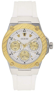  Shop Authentic Guess Zena Analog White Dial White Rubber Strap Watch For Women - W1094L1 - Luxxuri