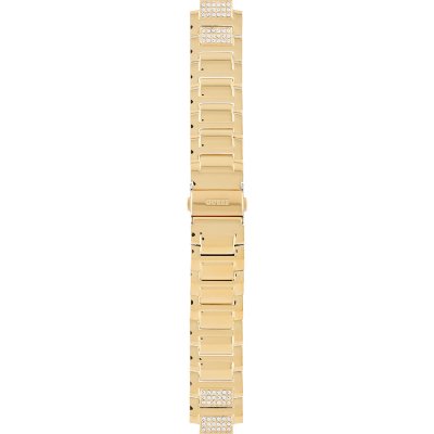  Shop Authentic Guess Frontier Diamonds Gold Dial Gold Steel Strap Watch For Women - W1156L2 - Luxxuri