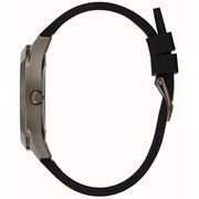  Shop Authentic Guess Crush Crystals Silver Dial Black Rubber Strap Watch for Women - W1223L4 - Luxxuri