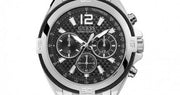  Shop Authentic Guess Surge Chronograph Black Dial Silver Steel Strap Watch for Men - W1258G1 - Luxxuri