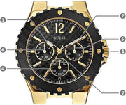  Shop Authentic Guess Overdrive Black Dial Black Rubber Strap Watch for Women - W0149L4 - Luxxuri