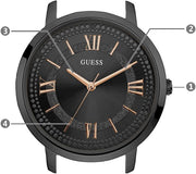  Shop Authentic Guess Montauk Black Tone Stainless Steel Watch For Women - W0933L4 - Luxxuri
