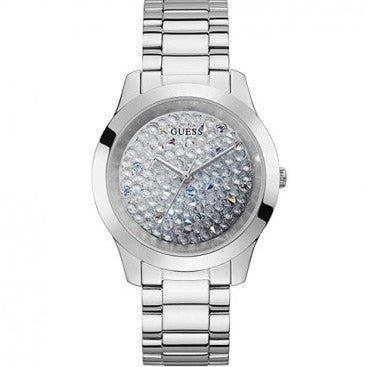  Shop Authentic Guess Crush Silver Dial Silver Steel Strap Watch For Women - GW0020L1 - Luxxuri