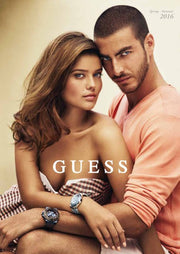  Shop Authentic Guess Pinnacle Chronograph Quartz Blue Dial Brown Leather Strap Watch For Men - W0673G1 - Luxxuri