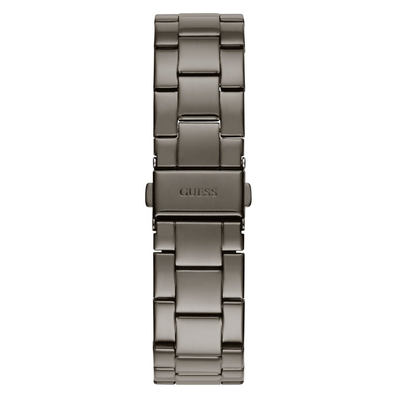  Shop Authentic Guess G Twist Diamonds Purple Dial Black Steel Strap Watch For Women - W1201L4 - Luxxuri