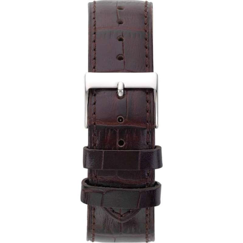 Shop Authentic Guess Wafer Quartz White Dial Brown Leather Strap Watch For Men - W70016G2 - Luxxuri