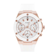  Shop Authentic Guess Athena White Dial White Rubber Strap Watch For Women - GW0030L3 - Luxxuri