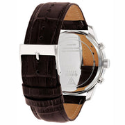  Shop Authentic Guess Horizon Chronograph Analog Blue Dial Brown Leather Strap Watch For Men - W0380G6 - Luxxuri