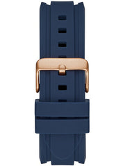  Shop Authentic Guess Commander Blue Dial Blue Rubber Strap Watch for Men - GW0211G4 - Luxxuri