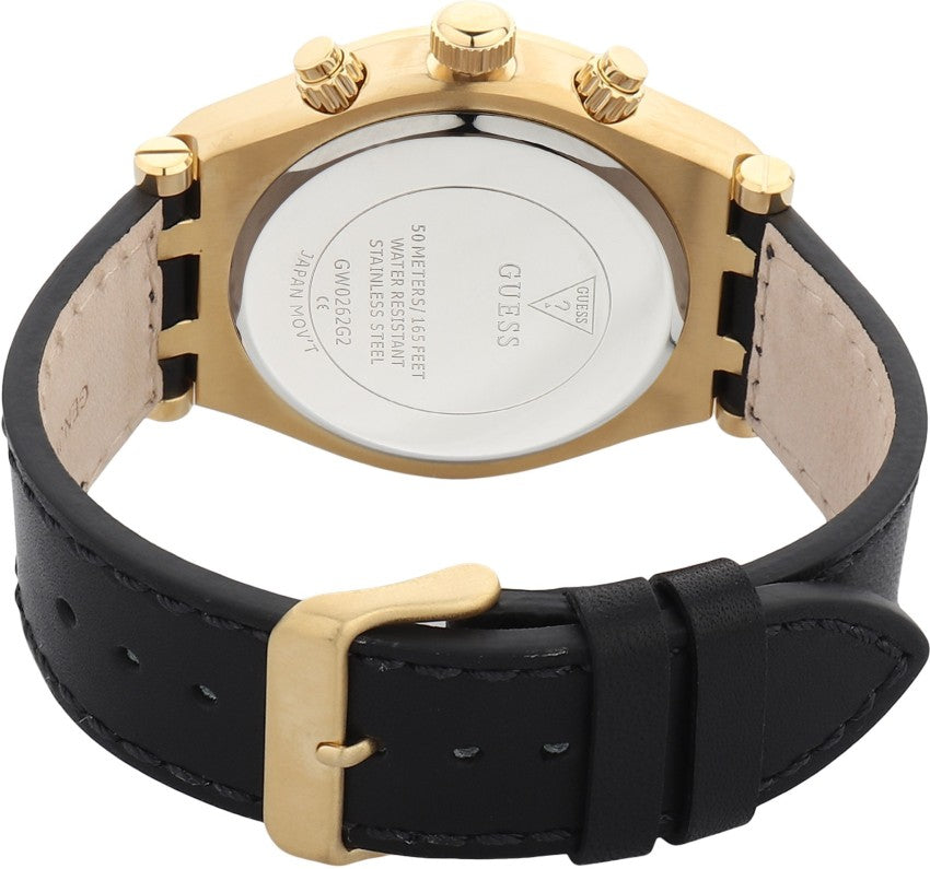  Shop Authentic Guess Continental Black Dial Black Rubber Strap Watch for Men - GW0262G2 - Luxxuri