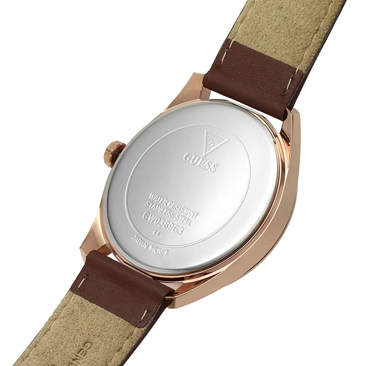  Shop Authentic Guess Tailor Analog Blue Dial Brown Leather Strap Watch for Men - GW0389G3 - Luxxuri