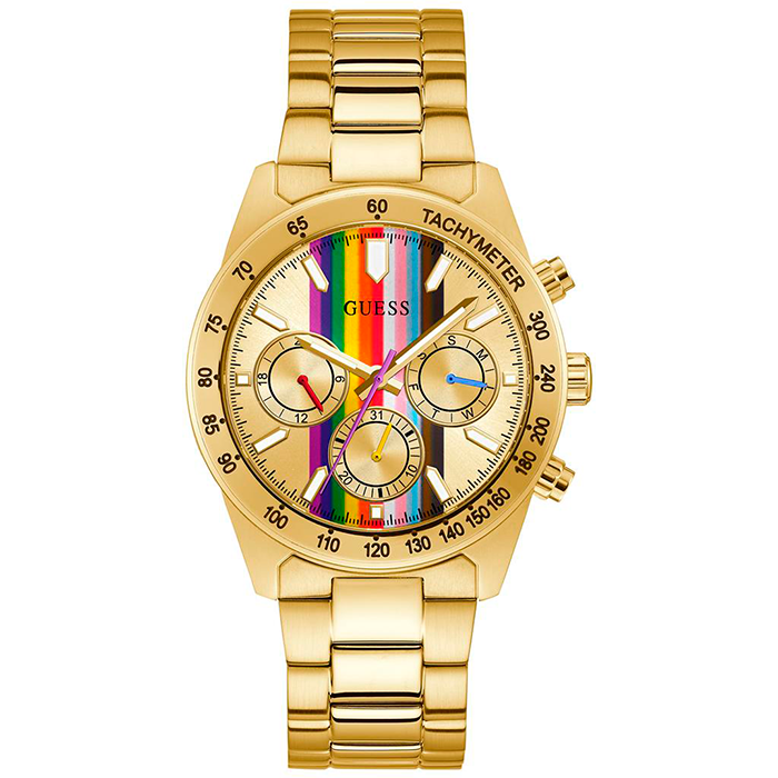  Shop Authentic Guess Eclipse Multifunction Gold Dial Gold Steel Strap Watch for Women - GW0433L1 - Luxxuri