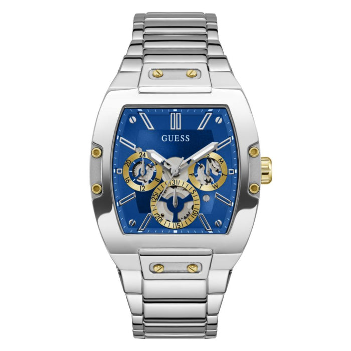  Shop Authentic Guess Phoenix Multifunction Blue Dial Silver Steel Strap Watch For Men - GW0456G5 - Luxxuri