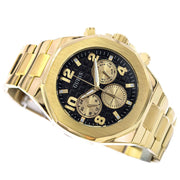  Shop Authentic Guess Empire Quartz Black Dial Gold Steel Strap Watch For Men - GW0489G2 - Luxxuri