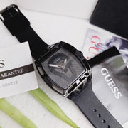  Shop Authentic Guess Legend Black Dial Black Silicone Strap Watch For Men - GW0500G2 - Luxxuri