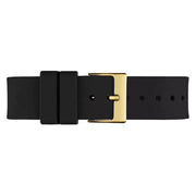  Shop Authentic Guess Queen Quartz Gold Dial Black Silicone Strap Watch For Women - GW0536L3 - Luxxuri