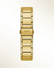  Shop Authentic Guess Fusion Chronograph Gold Dial Gold Steel Strap Watch for Women - GW0552L2 - Luxxuri