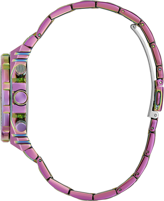  Shop Authentic Guess Fusion Chronograph Purple Dial Purple Steel Strap Watch for Women - GW0552L4 - Luxxuri